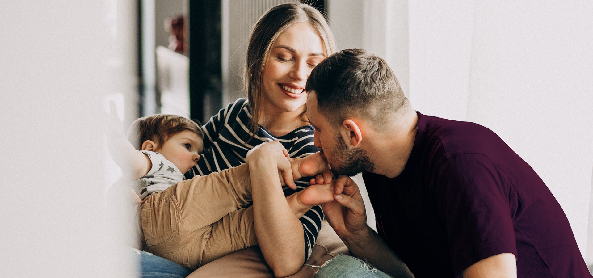 Maman, papa et petit gars